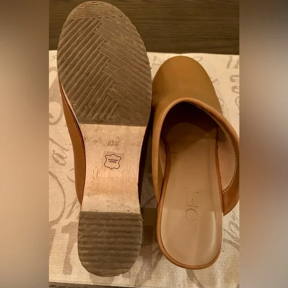 LOFT Leather/Wood Clogs - Picture 10 of 12